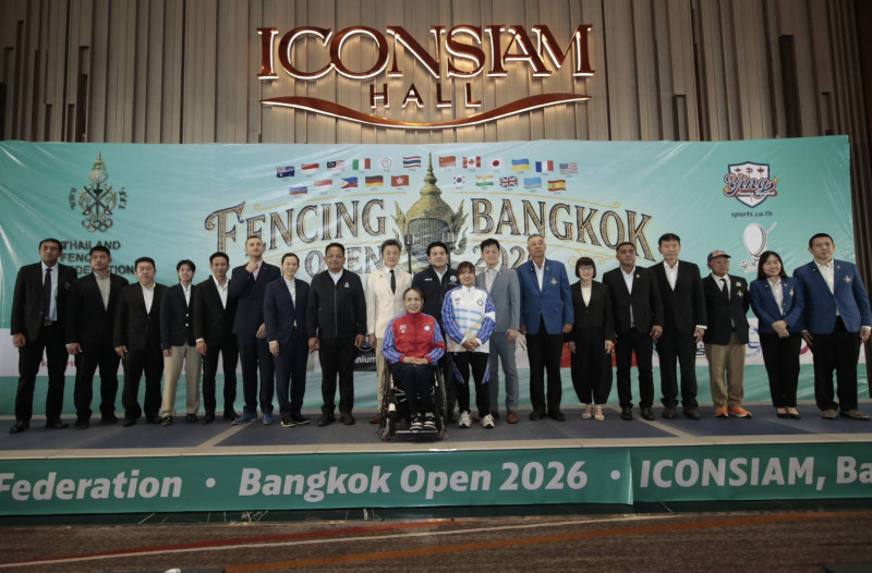 “BANGKOK OPEN FENCING 2026” ปักหมุด ICONSIAM จัดยิ่งใหญ่! ดึงคอนเนคชันระดับโลกจัดแข่งสังเวียนดาบนานาชาติ พร้อมโชว์โดรนริมเจ้าพระยาสุดตระการตา