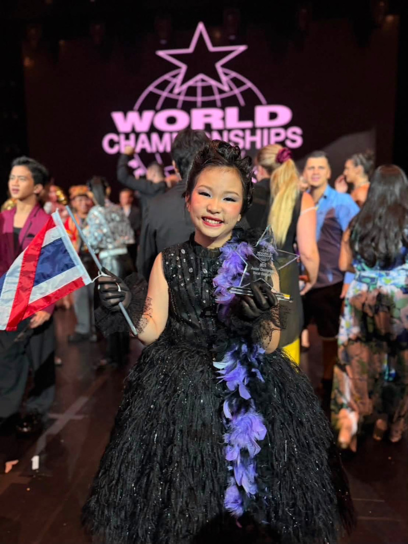 ​Young Thai Talent Makes History: Charyn Sinthavathavorn Crowned WCOPA 2026 Marking Thailand’s first-world champion title in 28 years at the global performing arts competition in Las Vegas.
